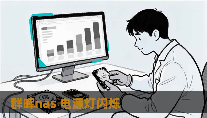 群晖nas 电源灯闪烁