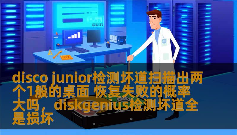 disco junior检测坏道扫描出两个1般的桌面 恢复失败的概率大吗，diskgenius检测坏道全是损坏