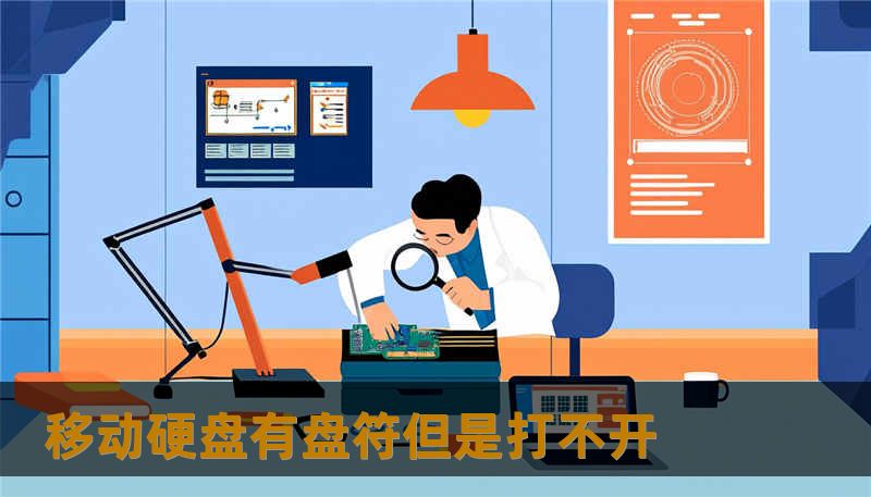 移动硬盘有盘符但是打不开