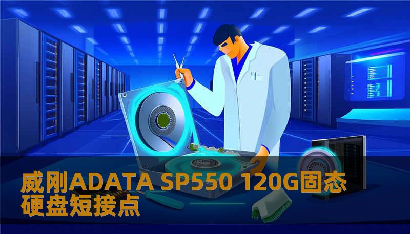 威刚ADATA SP550 120G固态硬盘短接点