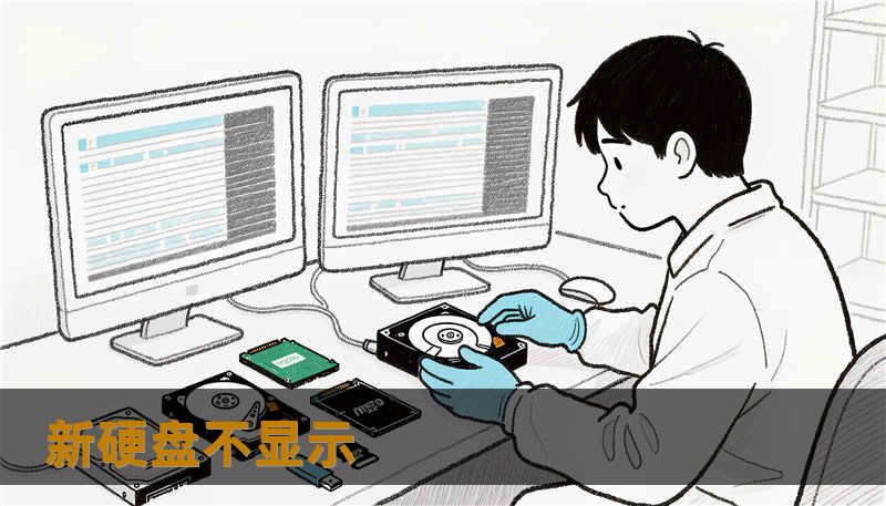 新硬盘不显示