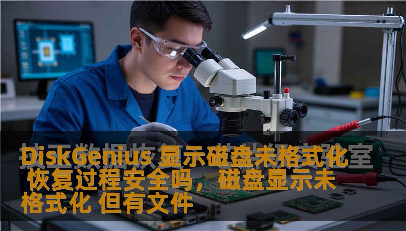 DiskGenius 显示磁盘未格式化 恢复过程安全吗，磁盘显示未格式化 但有文件