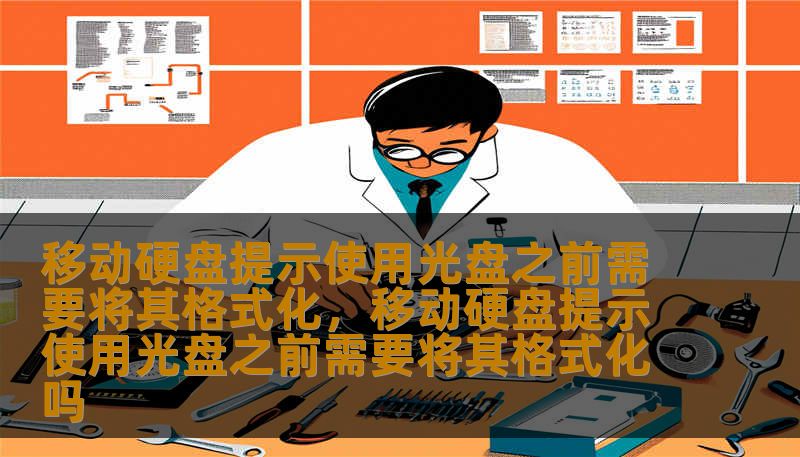 移动硬盘提示使用光盘之前需要将其格式化，移动硬盘提示使用光盘之前需要将其格式化吗