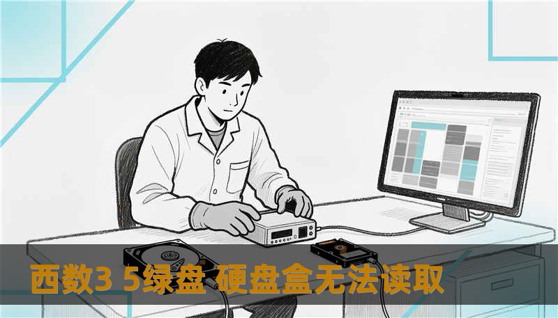 西数3 5绿盘 硬盘盒无法读取