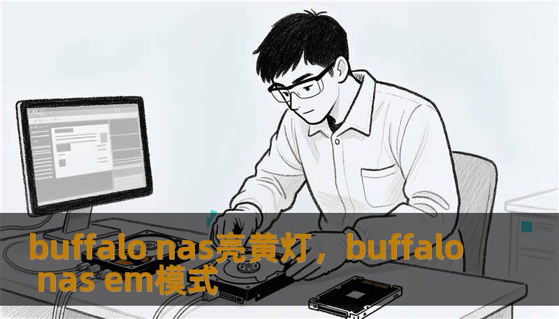 buffalo nas亮黄灯，buffalo nas em模式