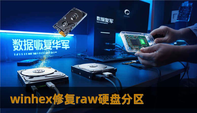 winhex修复raw硬盘分区