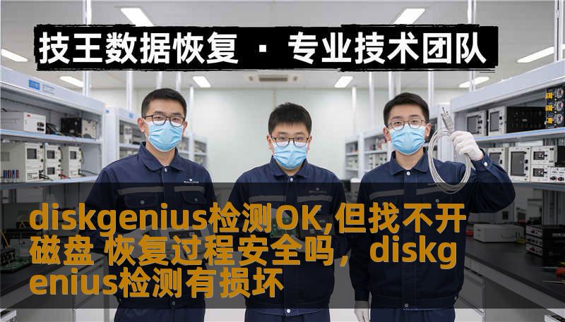 diskgenius检测OK,但找不开磁盘 恢复过程安全吗，diskgenius检测有损坏
