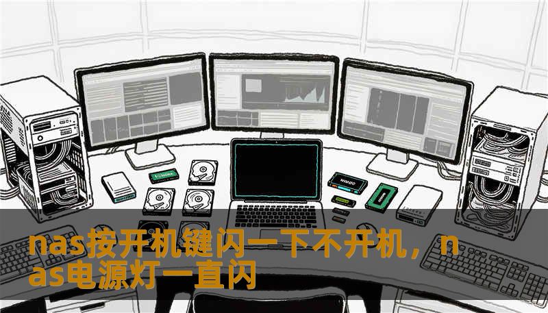 nas按开机键闪一下不开机，nas电源灯一直闪