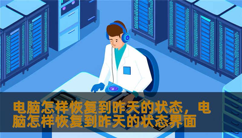 电脑怎样恢复到昨天的状态，电脑怎样恢复到昨天的状态界面