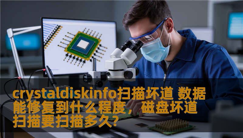 crystaldiskinfo扫描坏道 数据能修复到什么程度，磁盘坏道扫描要扫描多久?
