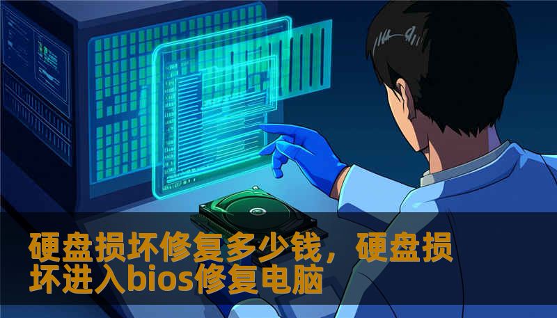 硬盘损坏修复多少钱，硬盘损坏进入bios修复电脑