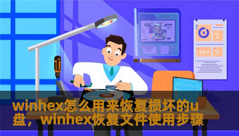 winhex怎么用来恢复损坏的u盘，winhex恢复文件使用步骤
