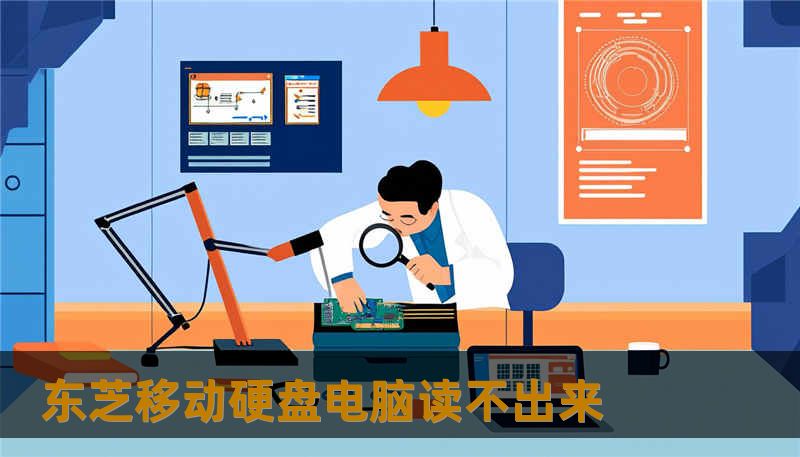 东芝移动硬盘电脑读不出来