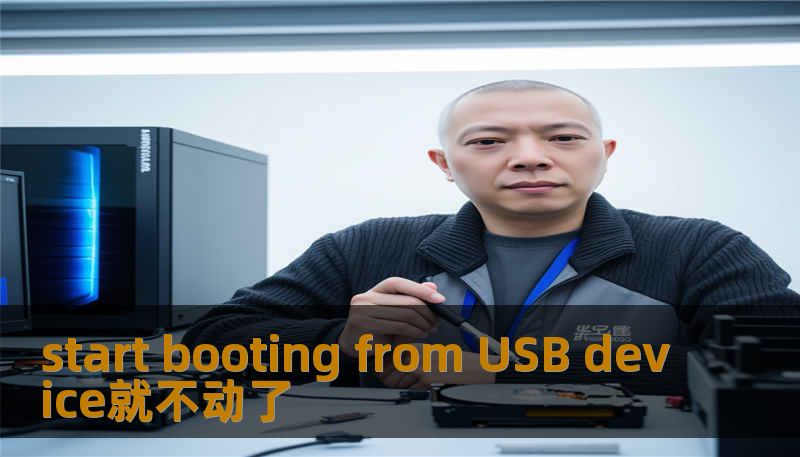 start booting from USB device就不动了