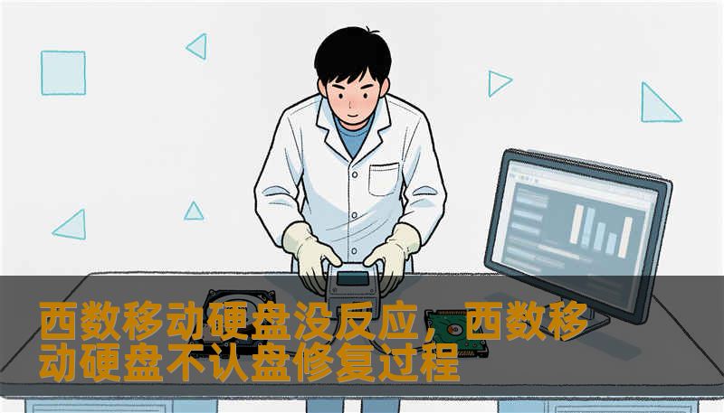 西数移动硬盘没反应，西数移动硬盘不认盘修复过程