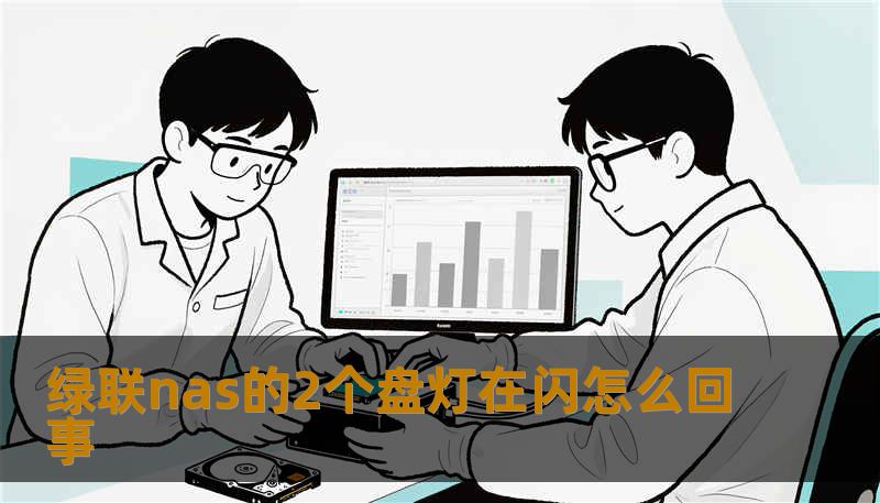 绿联nas的2个盘灯在闪怎么回事