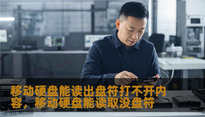 移动硬盘能读出盘符打不开内容，移动硬盘能读取没盘符