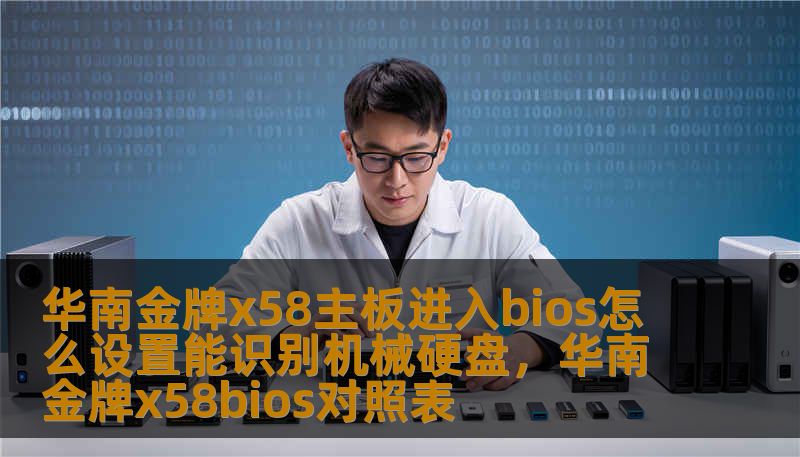 华南金牌x58主板进入bios怎么设置能识别机械硬盘，华南金牌x58bios对照表