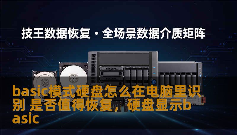 basic模式硬盘怎么在电脑里识别 是否值得恢复，硬盘显示basic