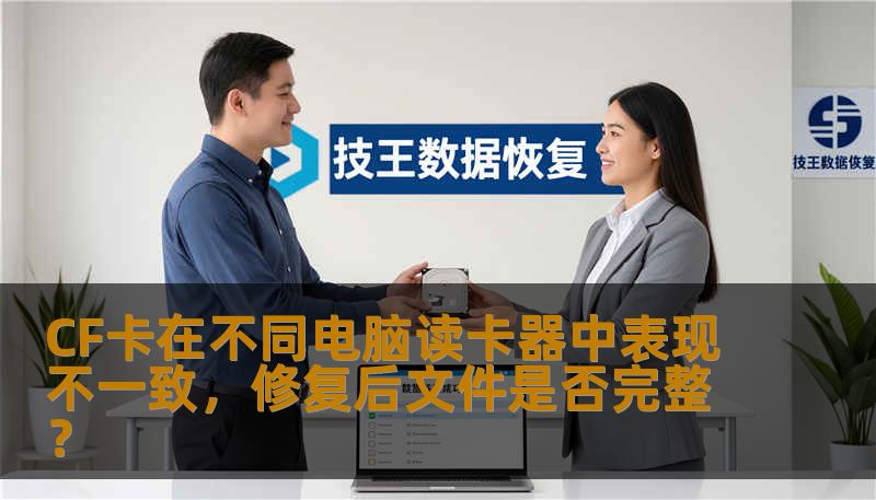 CF卡在不同电脑读卡器中表现不一致，修复后文件是否完整？