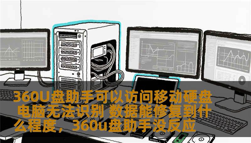 360U盘助手可以访问移动硬盘 电脑无法识别 数据能修复到什么程度，360u盘助手没反应