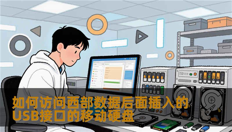 如何访问西部数据后面插入的USB接口的移动硬盘