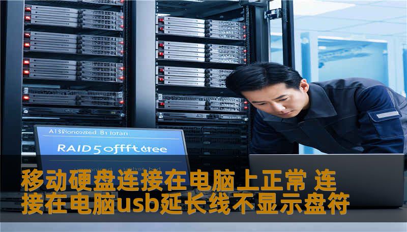 移动硬盘连接在电脑上正常 连接在电脑usb延长线不显示盘符