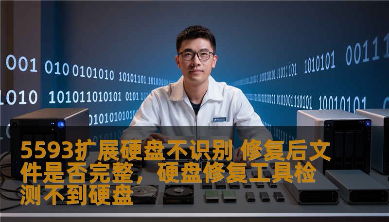 5593扩展硬盘不识别 修复后文件是否完整，硬盘修复工具检测不到硬盘