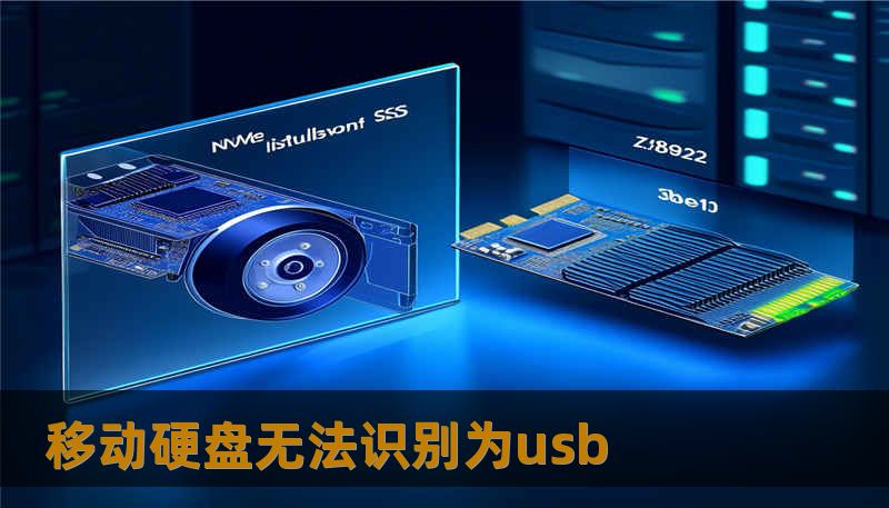 移动硬盘无法识别为usb