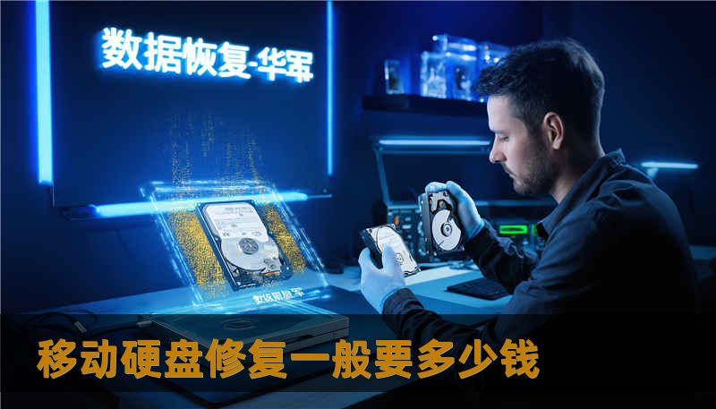 移动硬盘修复一般要多少钱