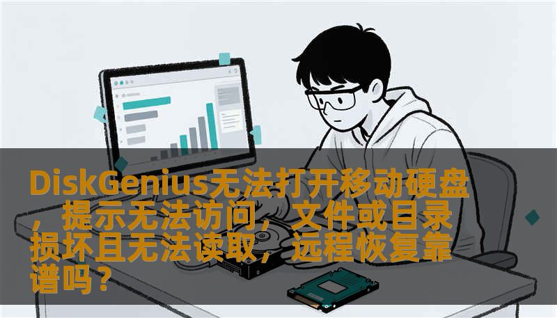 DiskGenius无法打开移动硬盘，提示无法访问，文件或目录损坏且无法读取，远程恢复靠谱吗？