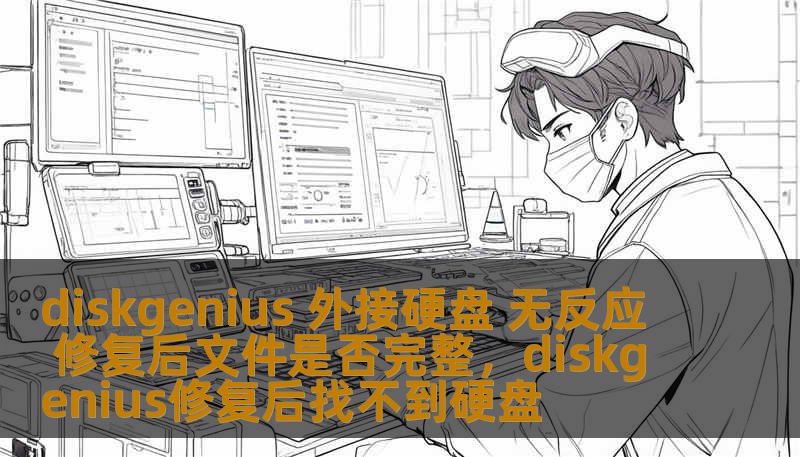 diskgenius 外接硬盘 无反应 修复后文件是否完整，diskgenius修复后找不到硬盘