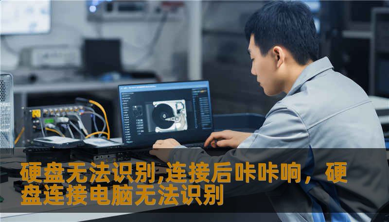 硬盘无法识别,连接后咔咔响，硬盘连接电脑无法识别