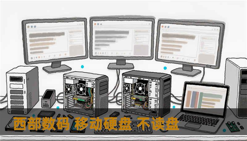 西部数码 移动硬盘 不读盘