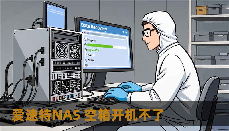 爱速特NAS 空箱开机不了