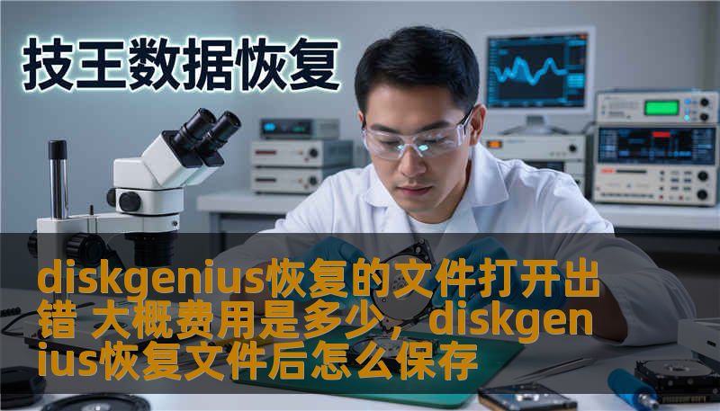 diskgenius恢复的文件打开出错 大概费用是多少，diskgenius恢复文件后怎么保存