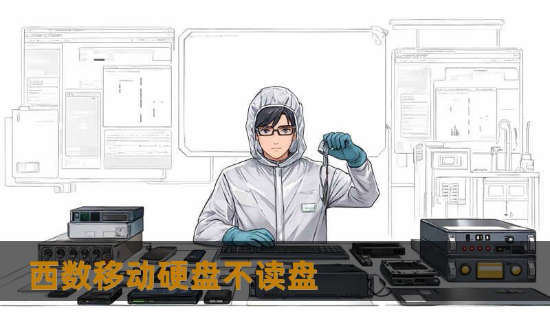 西数移动硬盘不读盘