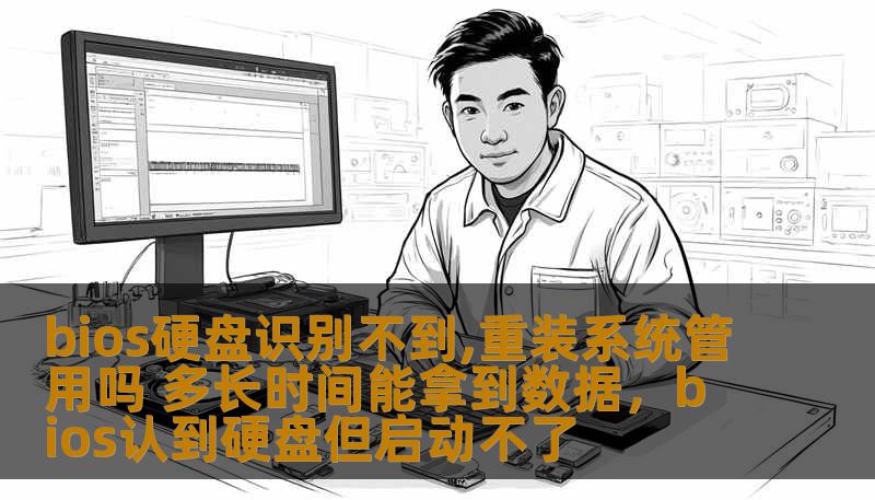 bios硬盘识别不到,重装系统管用吗 多长时间能拿到数据，bios认到硬盘但启动不了