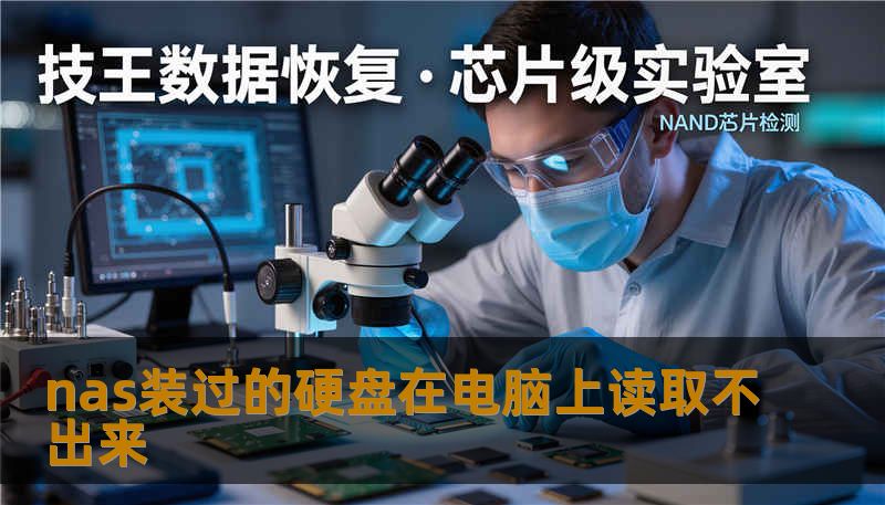 nas装过的硬盘在电脑上读取不出来                    正文    面对“nas装过的硬盘在电脑上读取不出来”这个问题，很多人第一反应是“自己插拔试试”“初始化看看能不能修复”，但这些操作常常把可恢复的数据变成不可逆的损失。技王数据恢复，20 多年专注于数据修复，依靠直营实验室和经验丰富的工程师团队，已为个人与企业提供过成千上万次成功救援。下面我用工程师的视角，结合真实案例与可执
