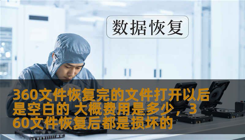 360文件恢复完的文件打开以后是空白的 大概费用是多少，360文件恢复后都是损坏的