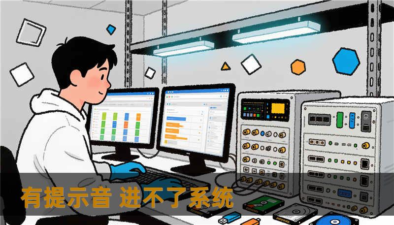 有提示音 进不了系统