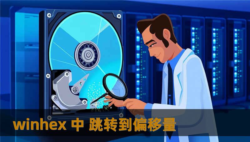 winhex 中 跳转到偏移量