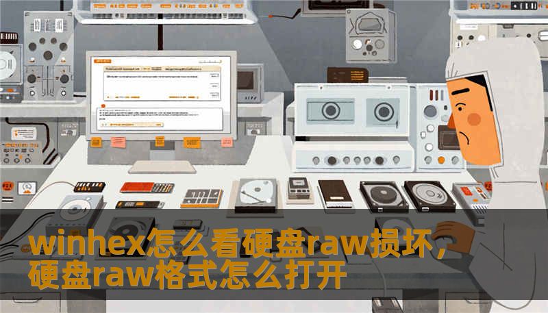 winhex怎么看硬盘raw损坏，硬盘raw格式怎么打开