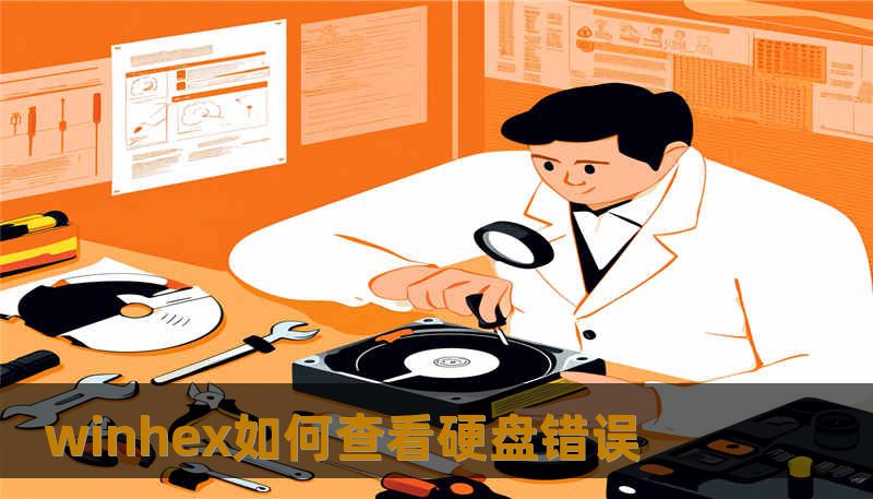 winhex如何查看硬盘错误