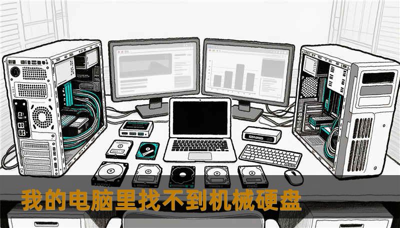 我的电脑里找不到机械硬盘