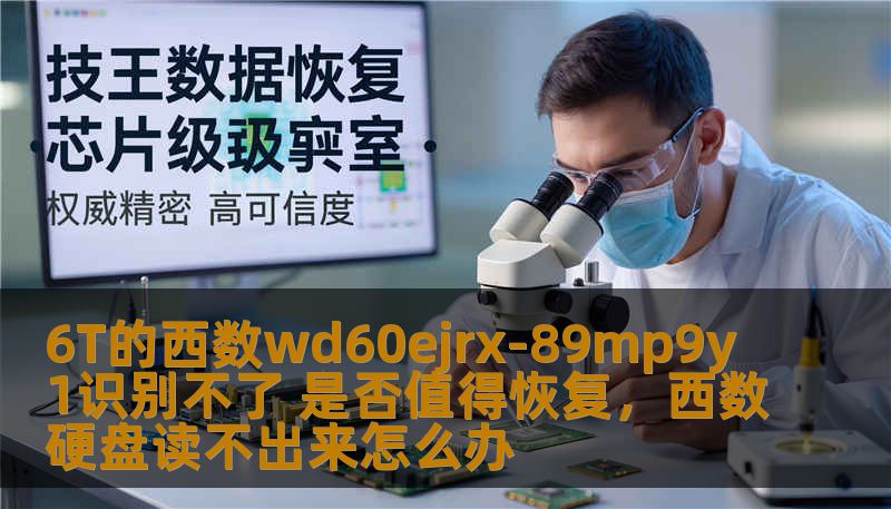 6T的西数wd60ejrx-89mp9y1识别不了 是否值得恢复，西数硬盘读不出来怎么办
