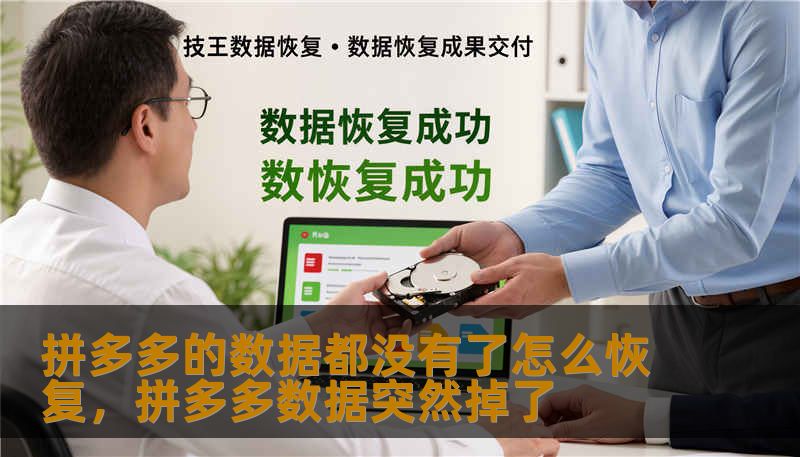 拼多多的数据都没有了怎么恢复,拼多多数据突然掉了 拼多多的数据都没有了怎么恢复,拼多多数据突然掉了