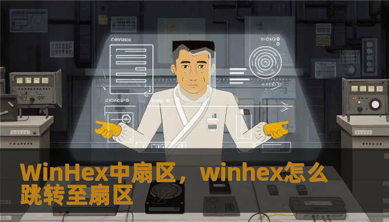 WinHex中扇区,winhex怎么跳转至扇区 WinHex中扇区,winhex怎么跳转至扇区