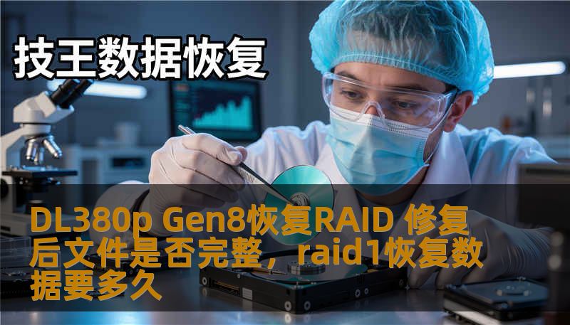 DL380p Gen8恢复RAID 修复后文件是否完整，raid1恢复数据要多久