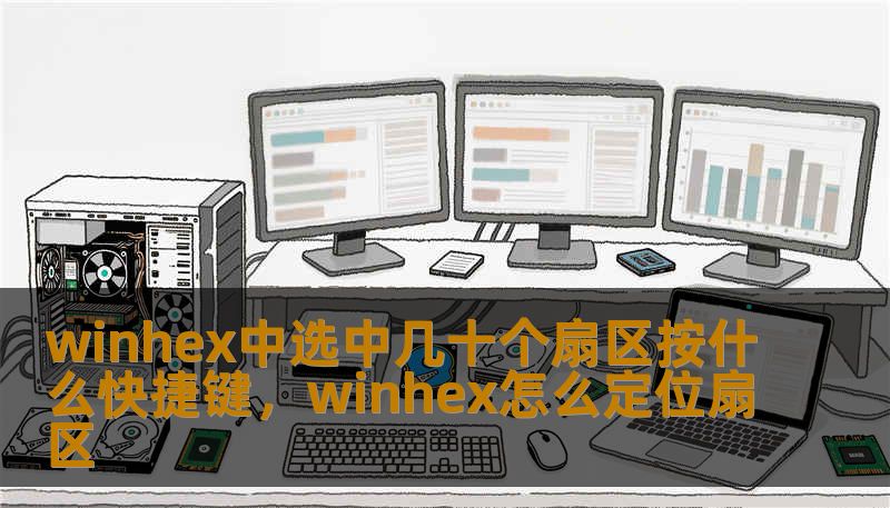 winhex中选中几十个扇区按什么快捷键，winhex怎么定位扇区